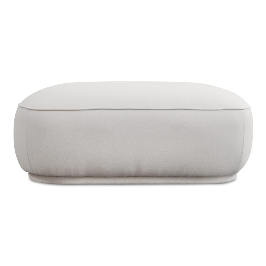 Marion Square Ottoman White