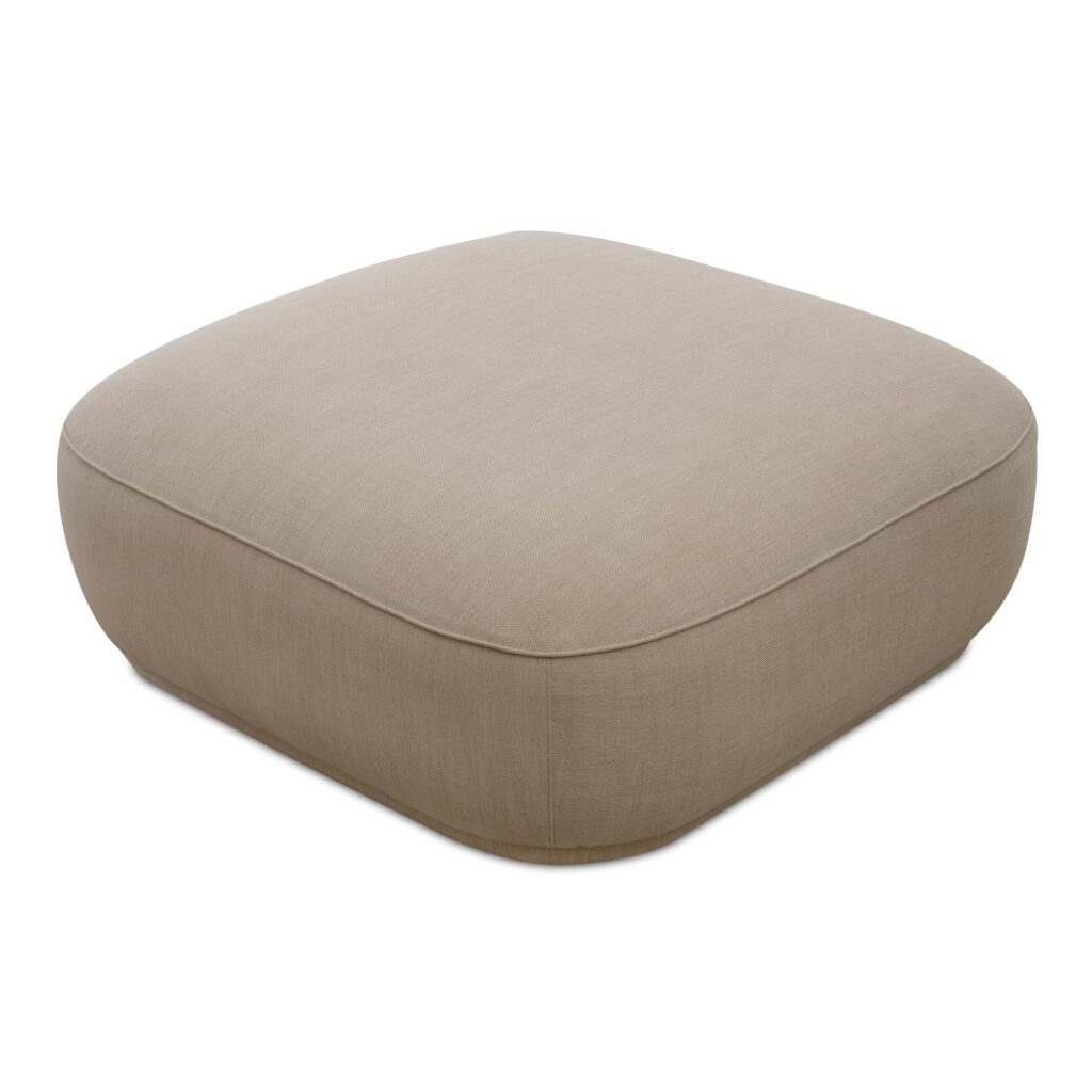 Marion Square Ottoman Beige - Image 2