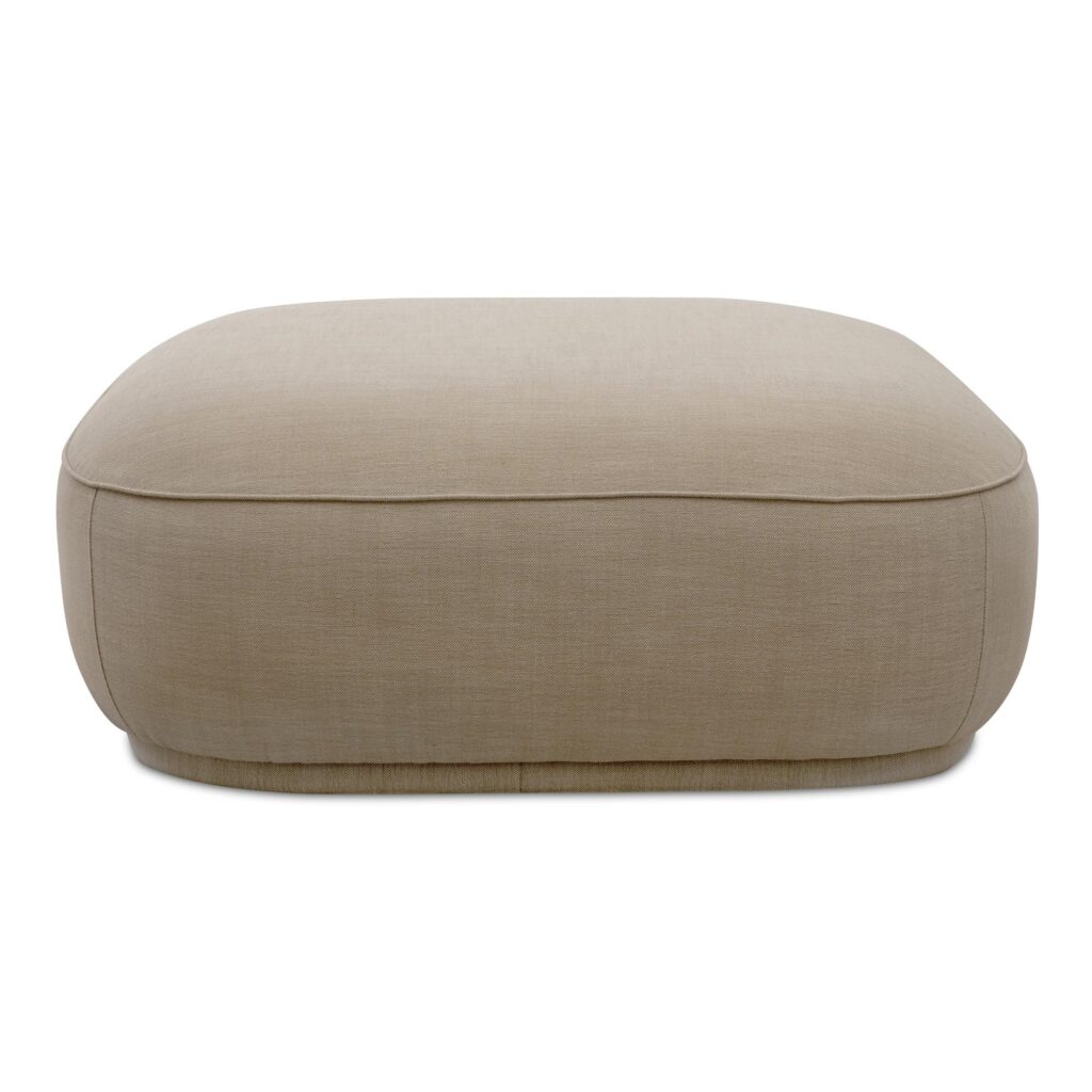 Marion Square Ottoman Beige