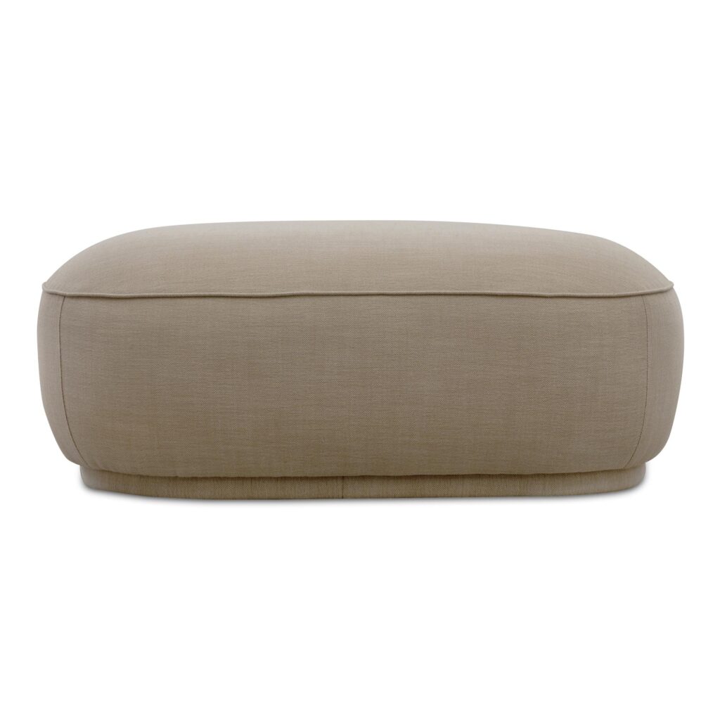 Marion Square Ottoman Beige - Image 3