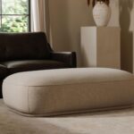 Marion Rectangular Ottoman Beige MO-1002-34 MO 1002 34 10