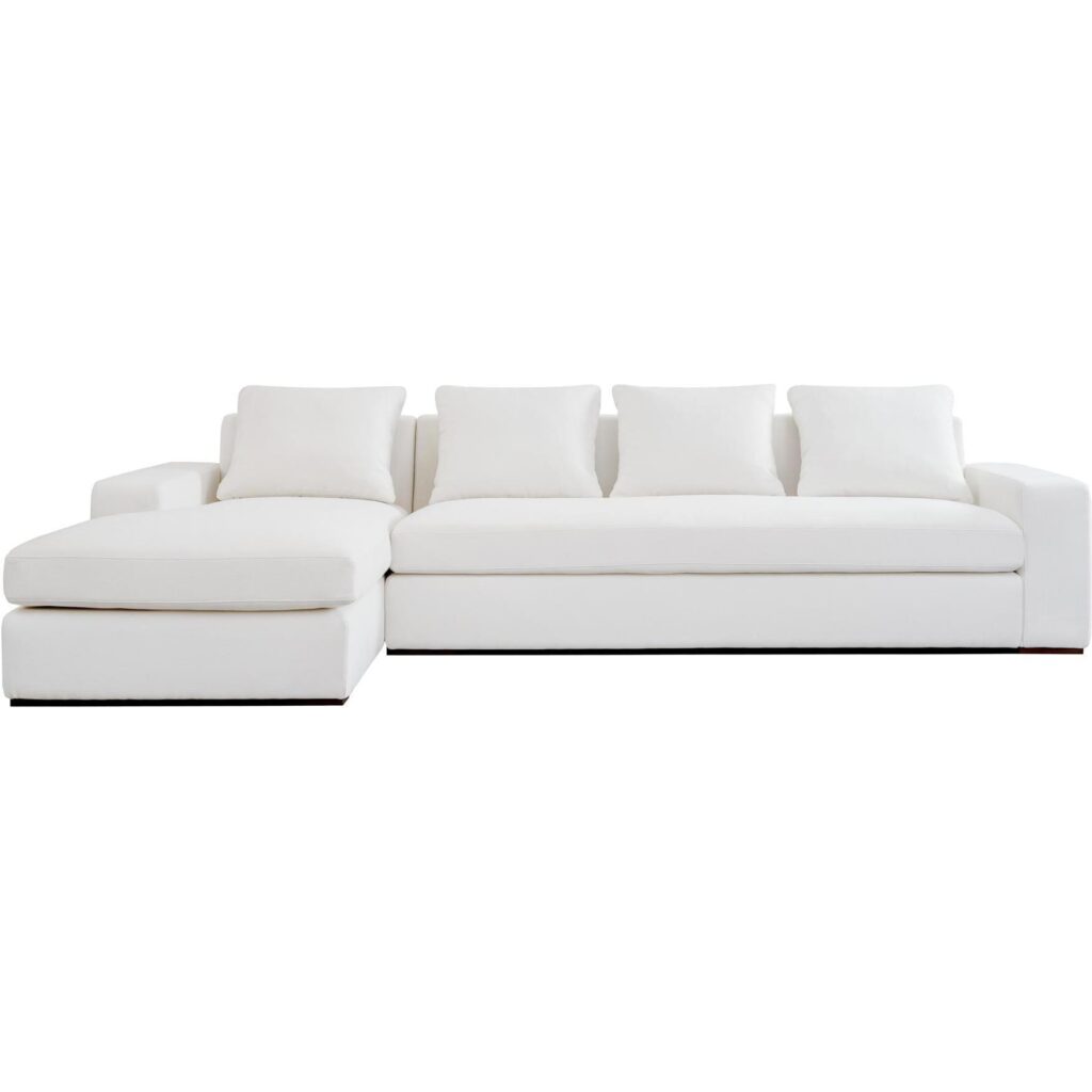 Thomas Left Sectional Ivory