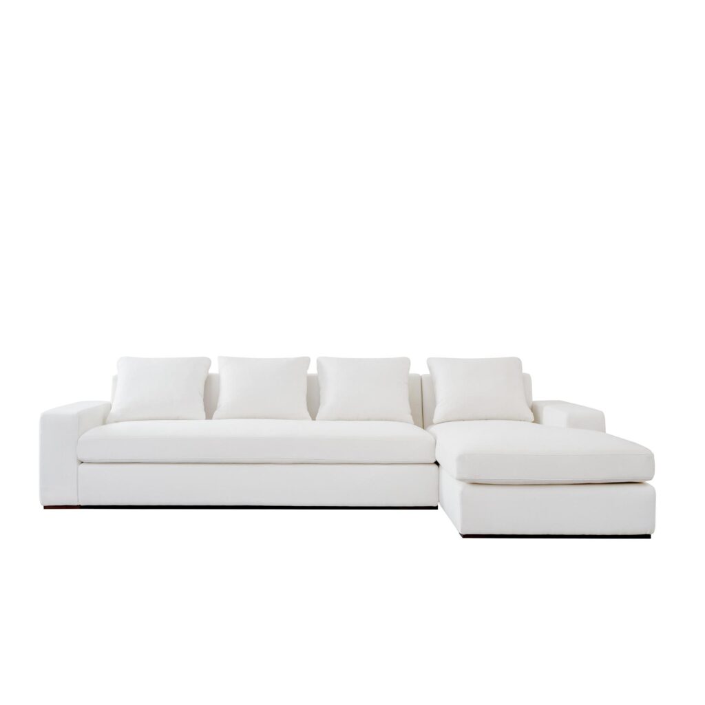 Thomas Right Sectional Ivory