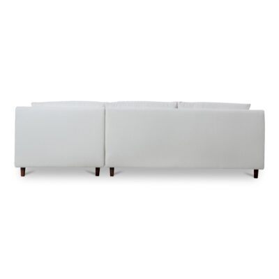 Hutton Right Sectional White MO-1005-05-R-0 MO 1005 05 R 0 Hutton back shadsilo