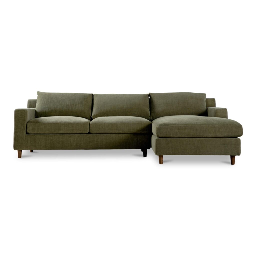 Hutton Right Sectional Olive