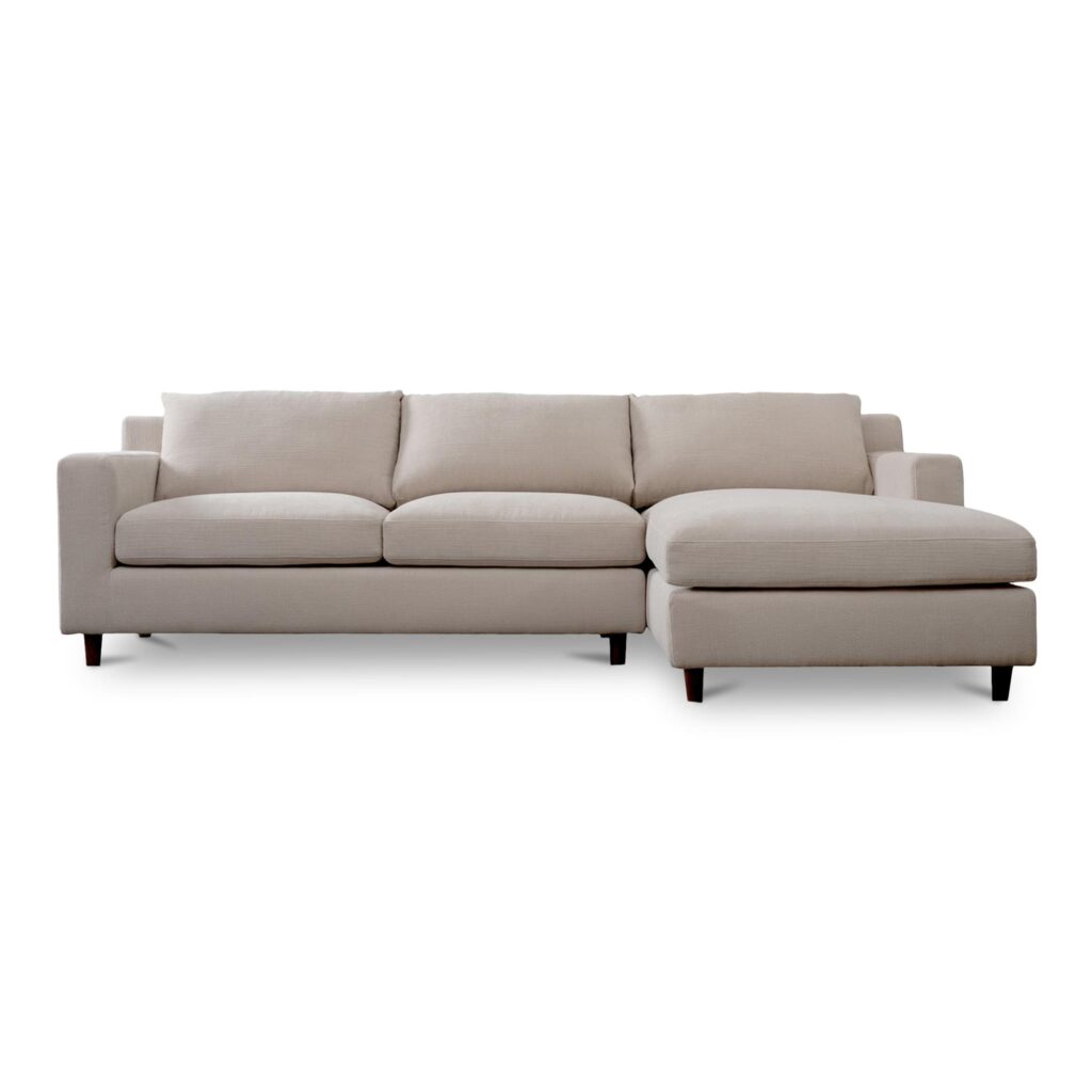 Hutton Right Sectional Beige