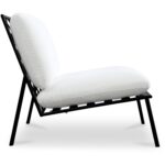 Salma Outdoor Accent Chair White MO-1012-18 MO 1012 18 Salma side right shadsilo