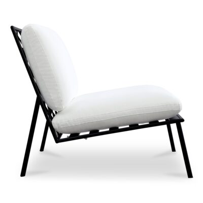 Salma Outdoor Accent Chair White MO-1012-18 MO 1012 18 Salma side right shadsilo