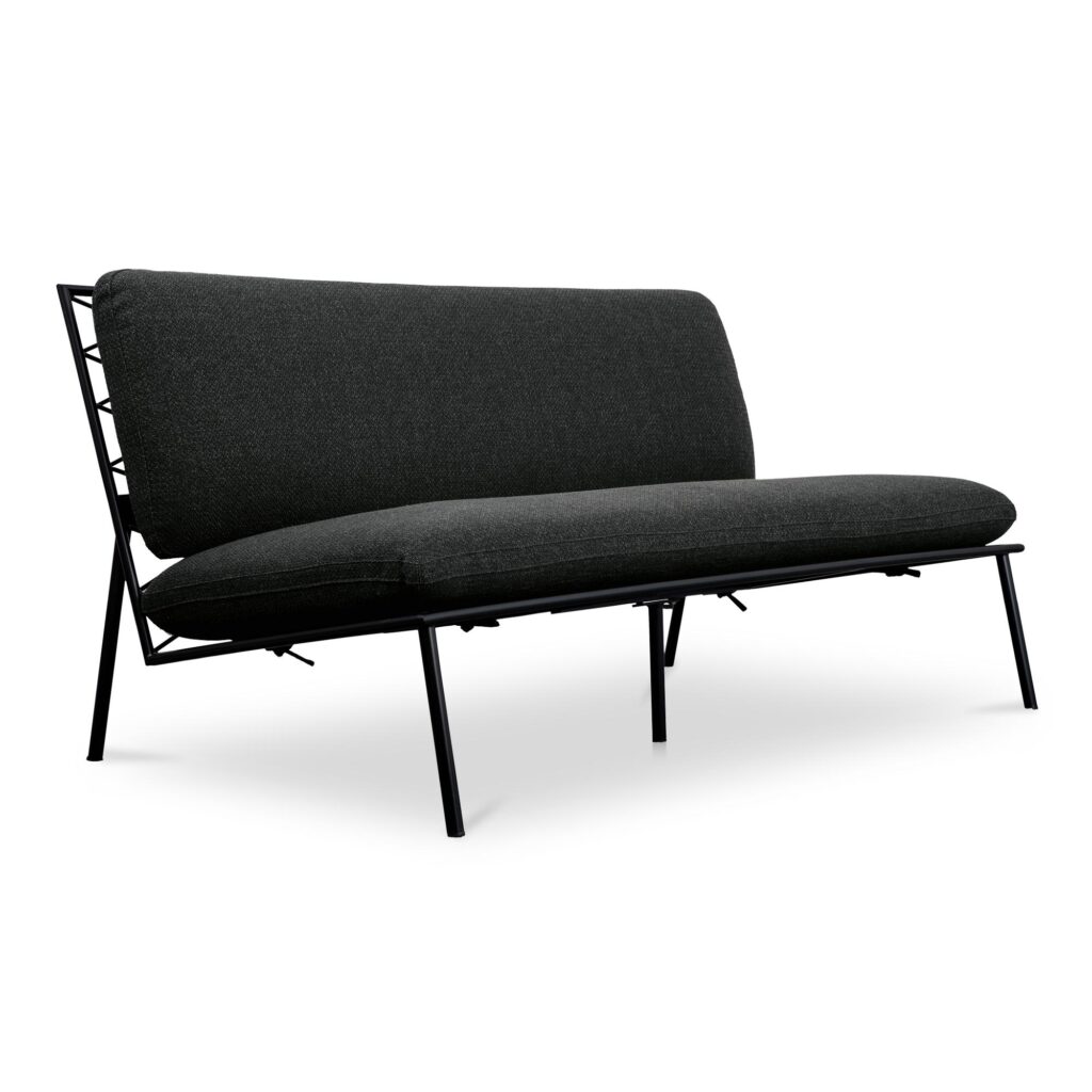 Salma Outdoor Sofa Speckled Charcoal - Image 2