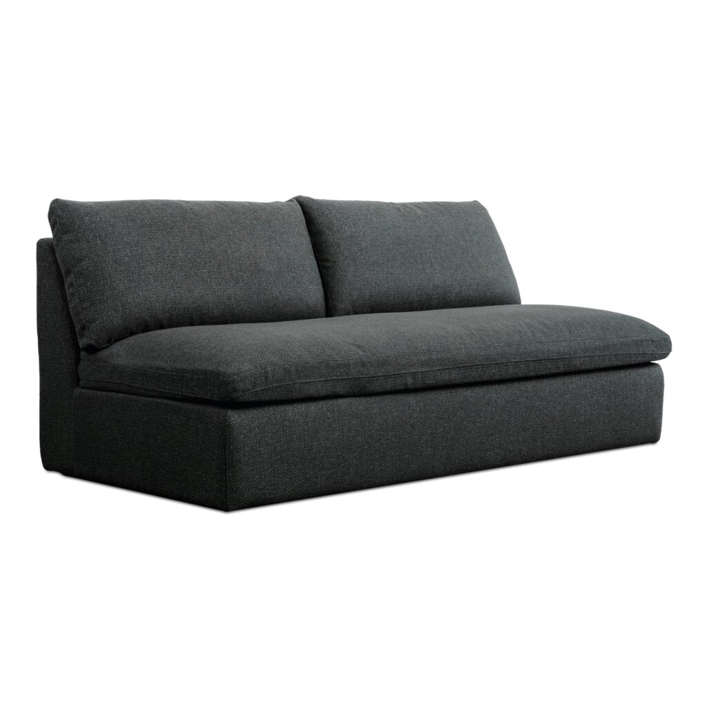 Miles Outdoor Sofa Speckled Charcoal - Image 2