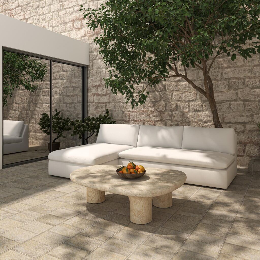 Miles Outdoor Sofa White - Image 8