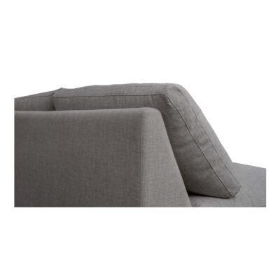 Miles Outdoor Sofa Speckled Light Grey MO-1014-29 MO 1014 29 Miles closeup shadsilo