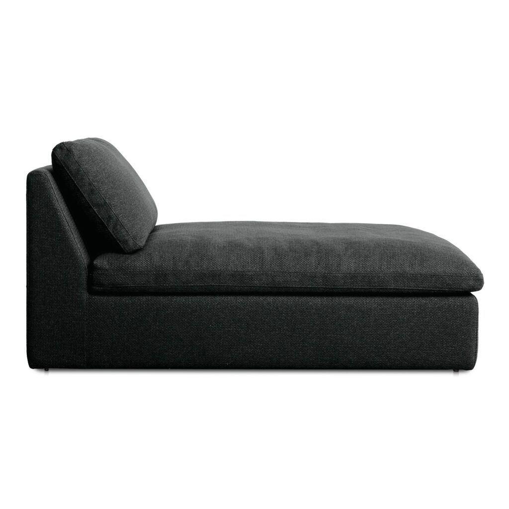 Miles Outdoor Chaise Speckled Charcoal - Image 3