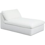 Miles Outdoor Chaise White 10 Miles Outdoor Chaise White MO-1016-18 MO 1016 18 Miles diagR shadsilo