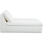 Miles Outdoor Chaise White 12 Miles Outdoor Chaise White MO-1016-18 MO 1016 18 Miles side right shadsilo