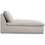 Miles Outdoor Chaise Speckled Light Grey MO-1016-29 MO 1016 29 Miles side right shadsilo