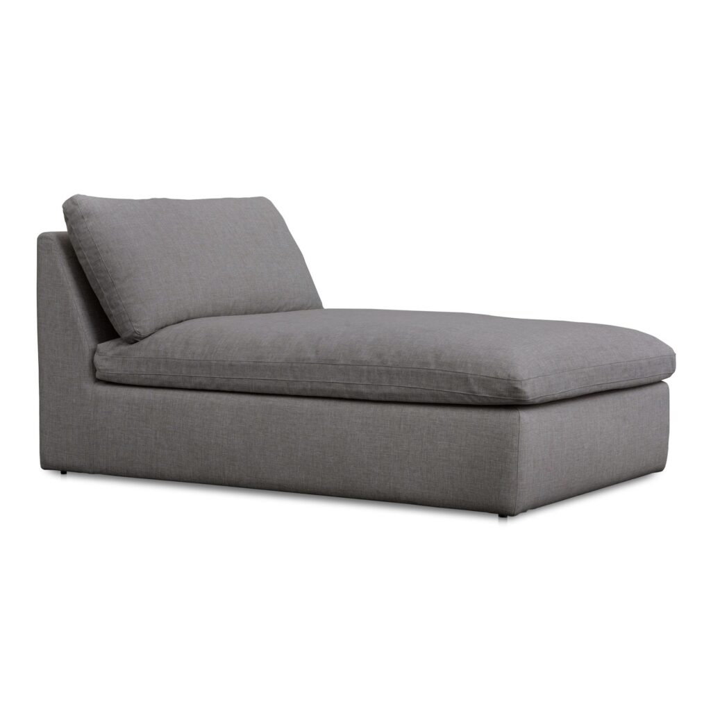 Miles Outdoor Chaise Speckled Light Grey - Image 2