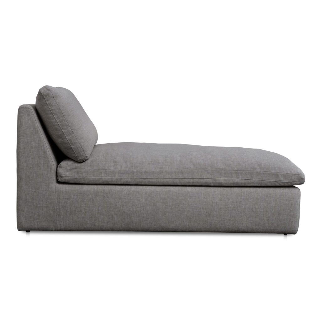 Miles Outdoor Chaise Speckled Light Grey - Image 3