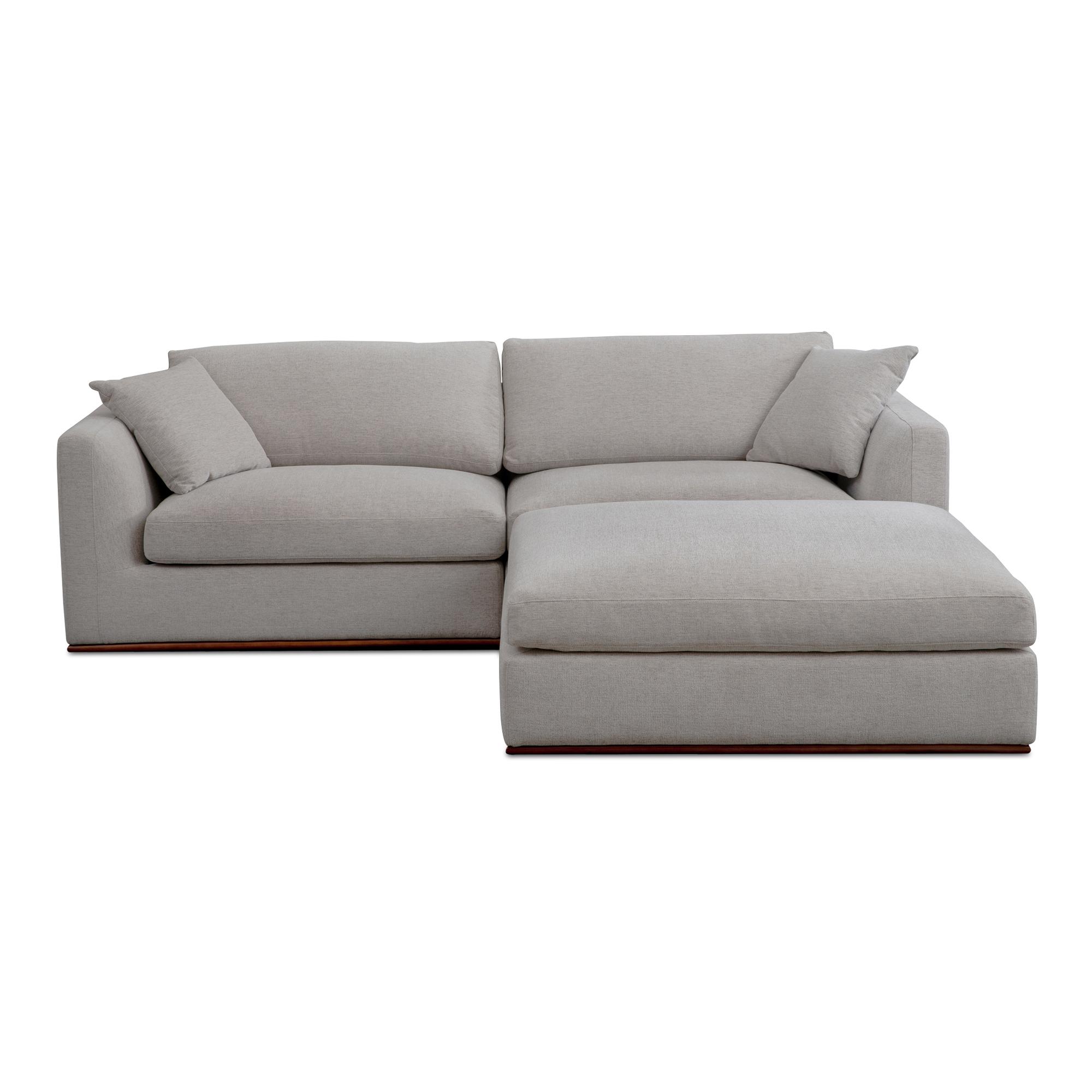 Rue Nook Modular Sectional Flecked Grey