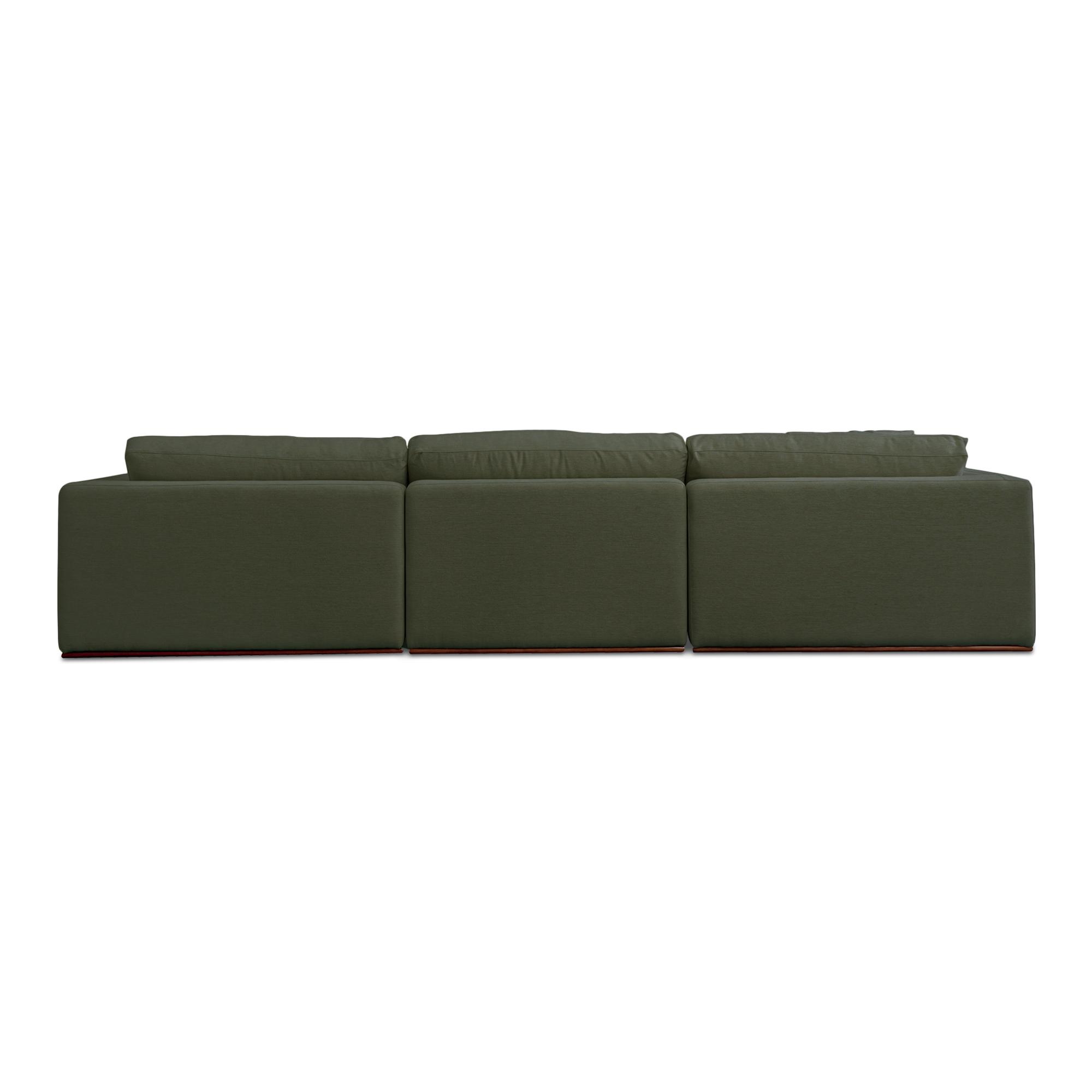 Rue Lounge Modular Sectional Deep Green 5 Rue Lounge Modular Sectional Deep Green - Image 5