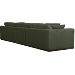 Rue Lounge Modular Sectional Deep Green MO-1018-27 MO 1018 27 Rue diagL back shadsilo