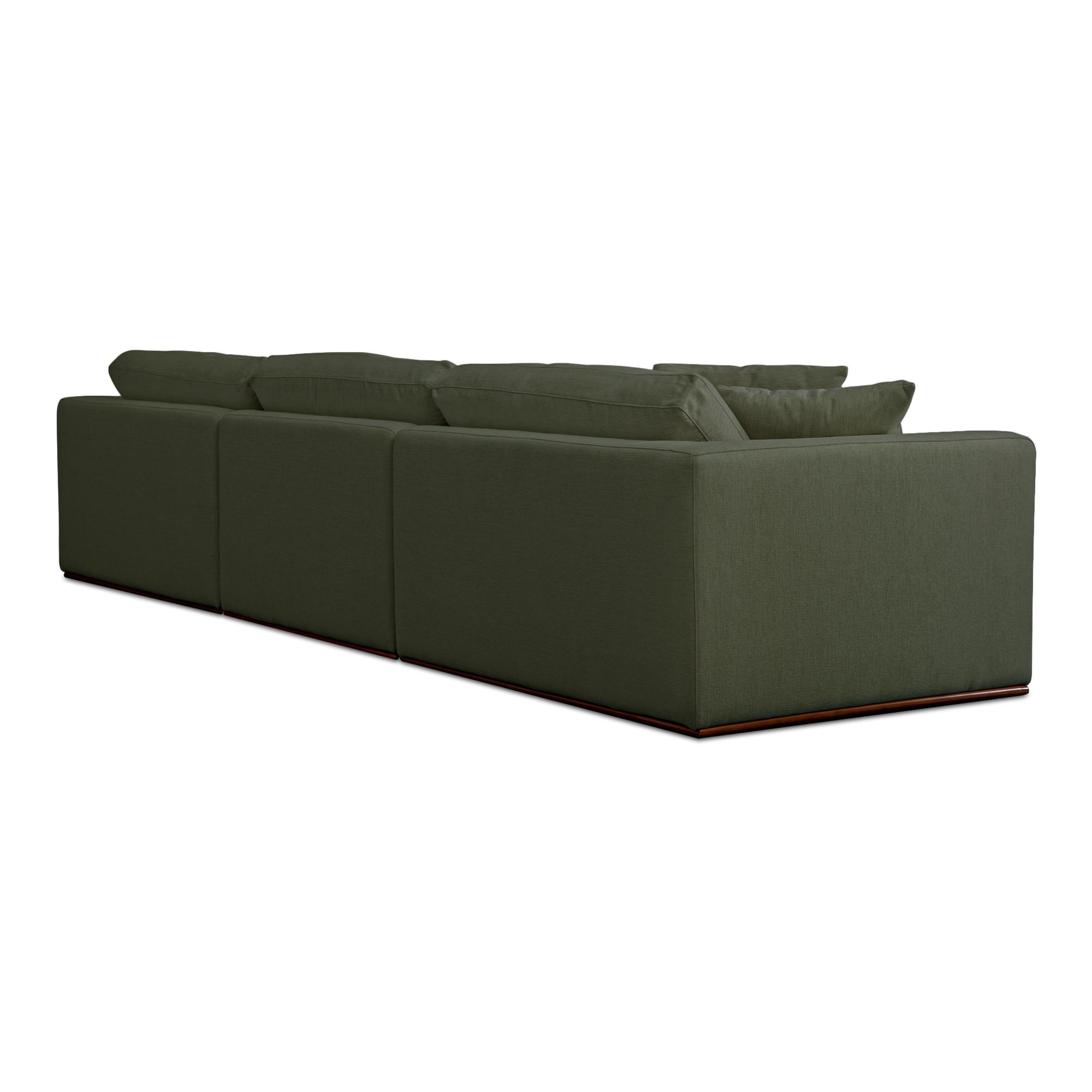 Rue Lounge Modular Sectional Deep Green 3 Rue Lounge Modular Sectional Deep Green - Image 3