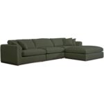 Rue Lounge Modular Sectional Deep Green MO-1018-27 MO 1018 27 Rue diagR shadsilo