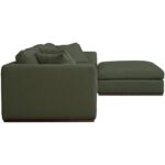 Rue Lounge Modular Sectional Deep Green MO-1018-27 MO 1018 27 Rue side right shadsilo