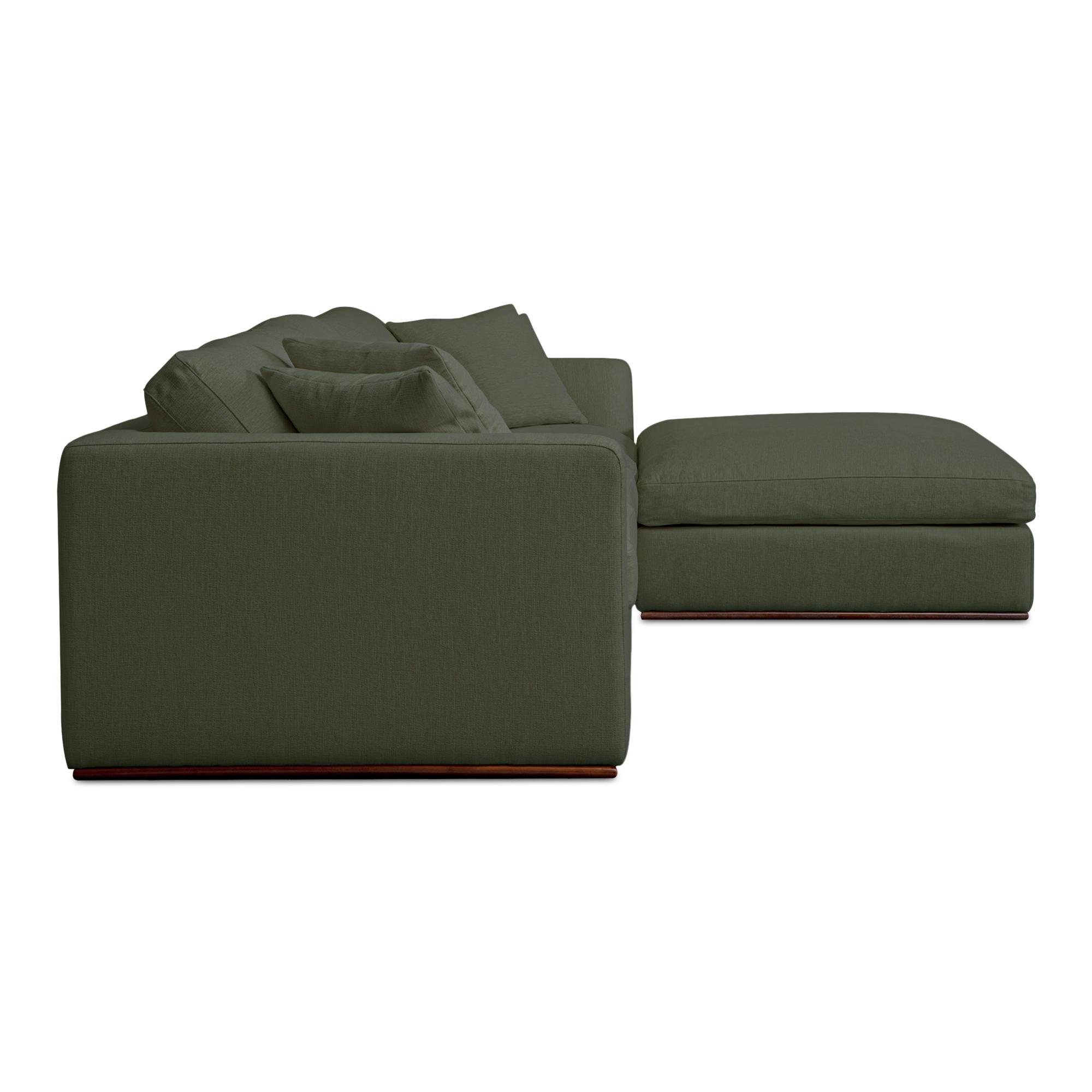 Rue Lounge Modular Sectional Deep Green 4 Rue Lounge Modular Sectional Deep Green - Image 4
