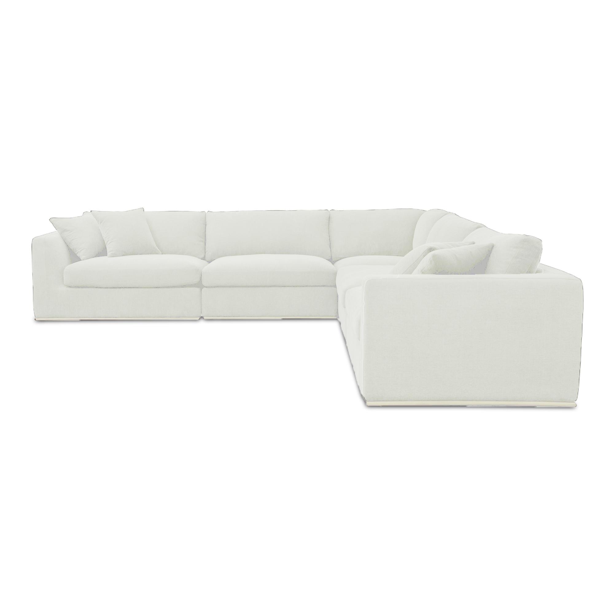 Rue Classic L Modular Sectional Off White 3 Rue Classic L Modular Sectional Off White - Image 3