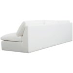 Miles Outdoor Modular 2 Piece White MO-1021-18 MO 1021 18 Miles diagR back shadsilo