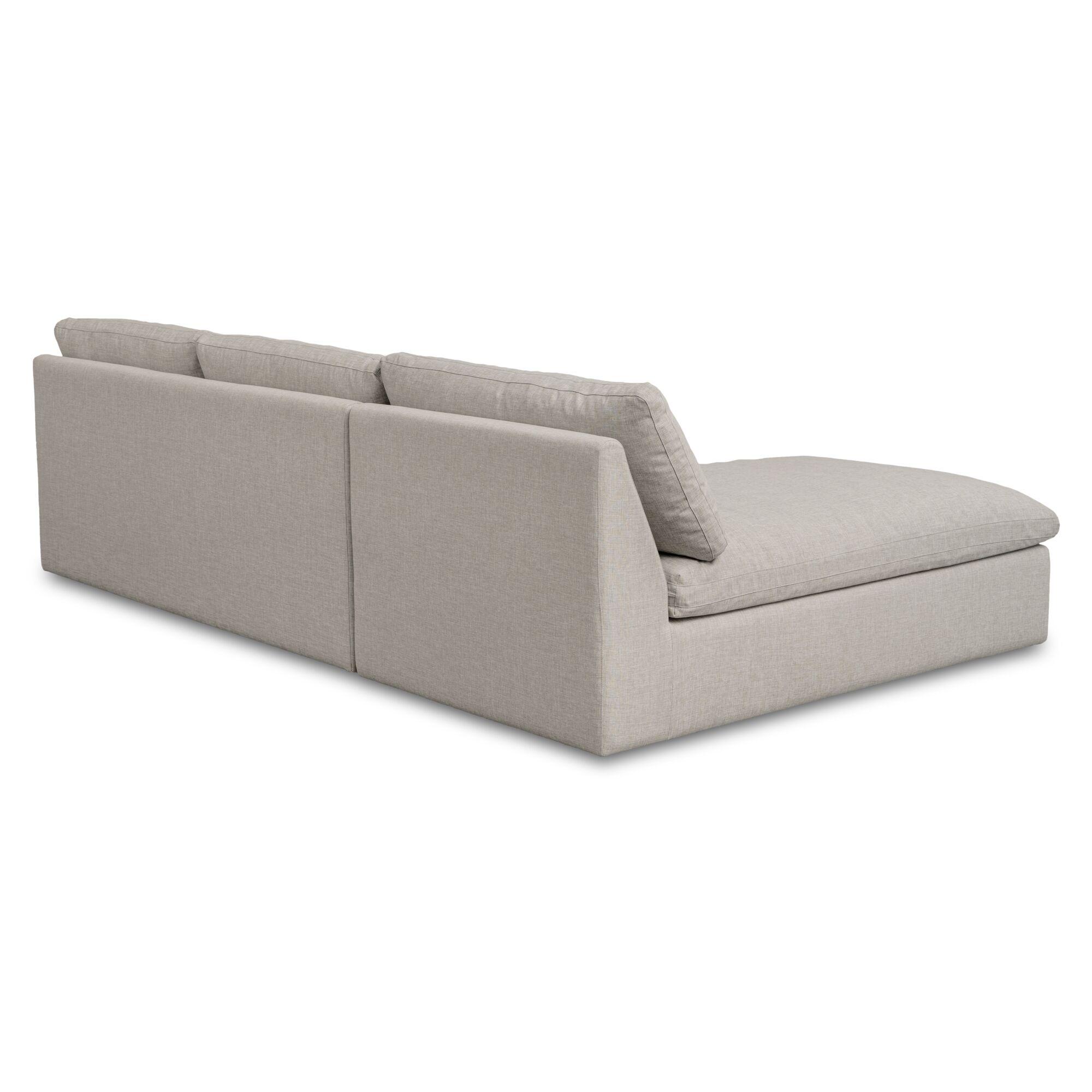 Miles Outdoor Modular 2 Piece Speckled Light Grey 3 Miles Outdoor Modular 2 Piece Speckled Light Grey - Image 3