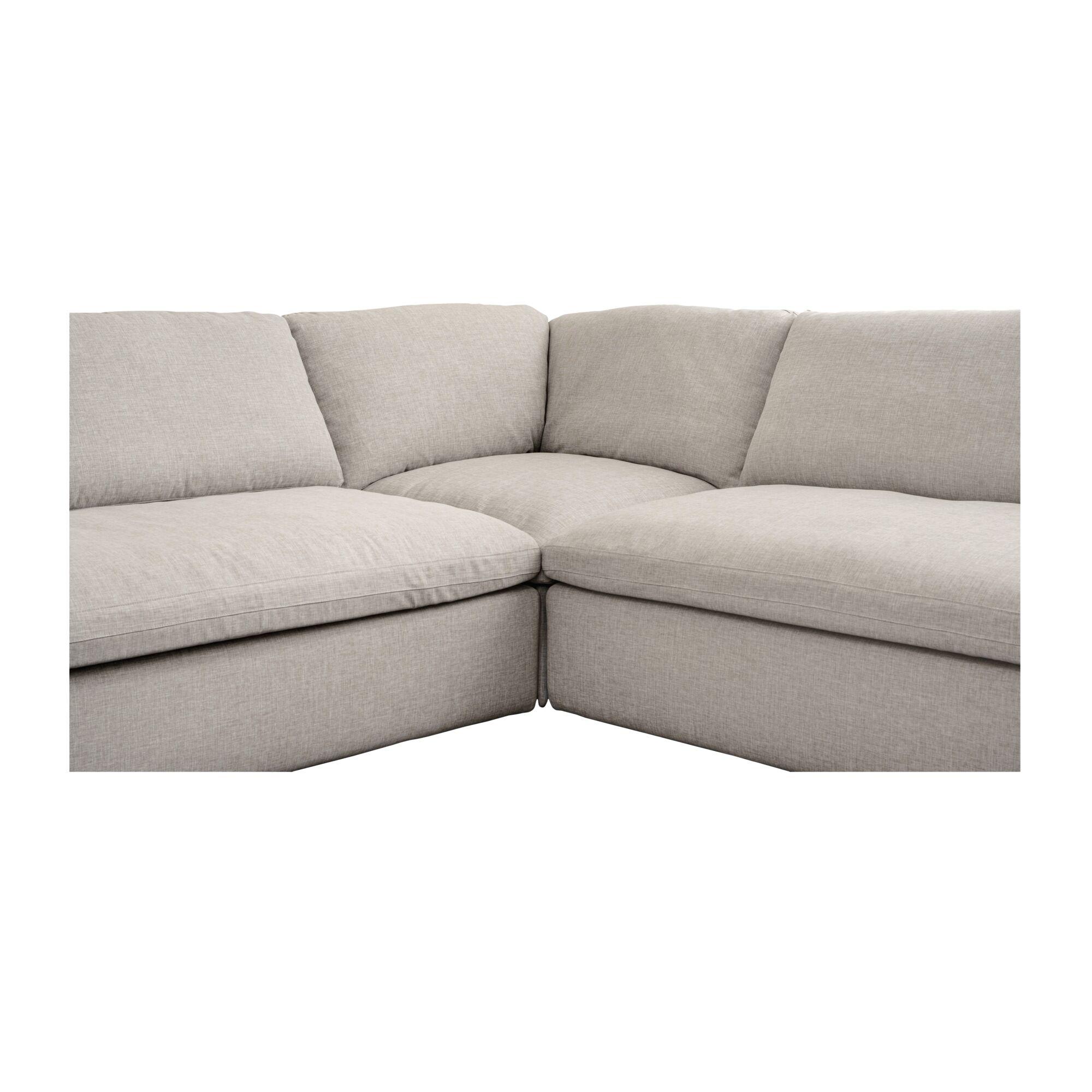 Miles Outdoor Modular 3 Piece Speckled Light Grey 3 Miles Outdoor Modular 3 Piece Speckled Light Grey - Image 3