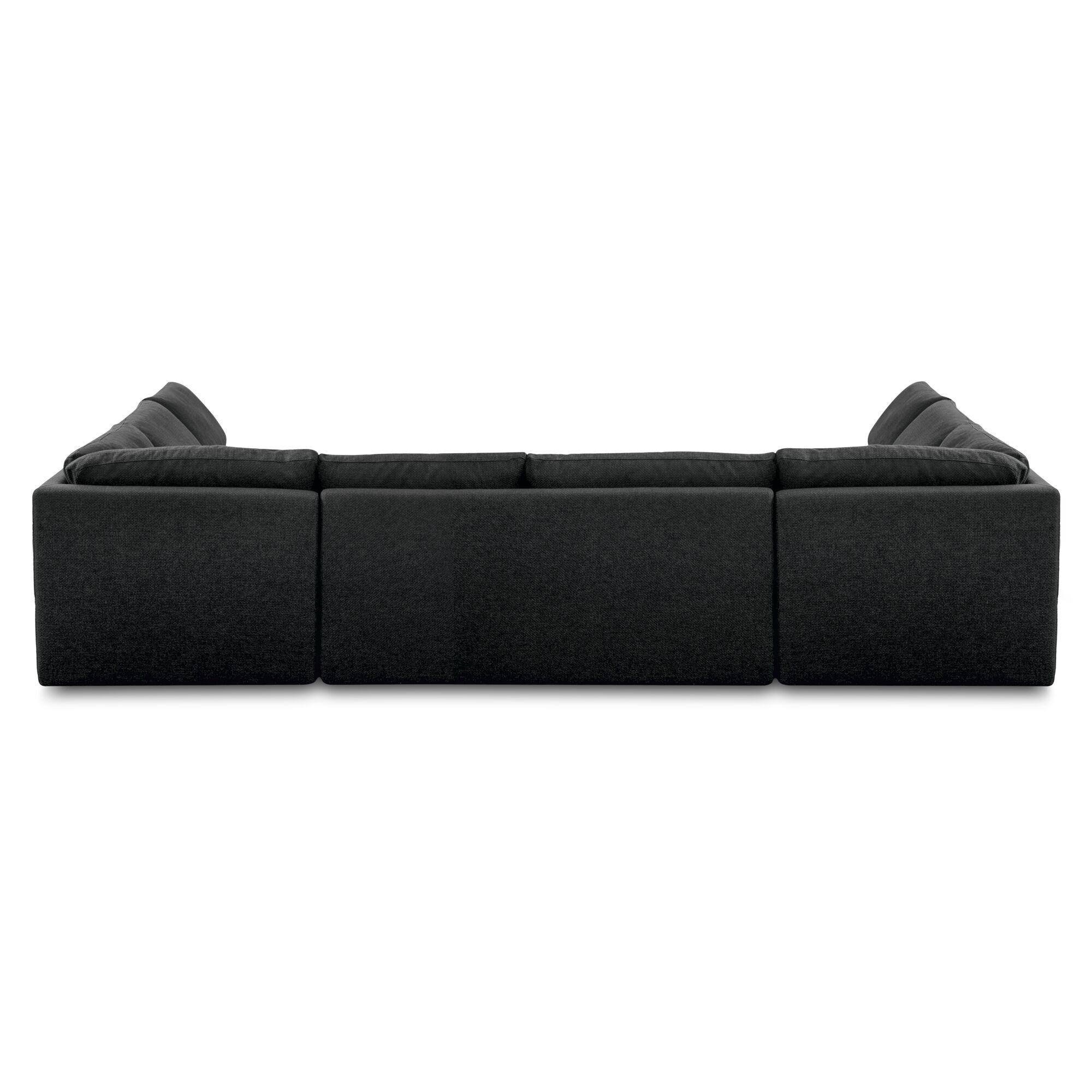 Miles Outdoor Modular 5 Piece Speckled Charcoal 2 Miles Outdoor Modular 5 Piece Speckled Charcoal - Image 2