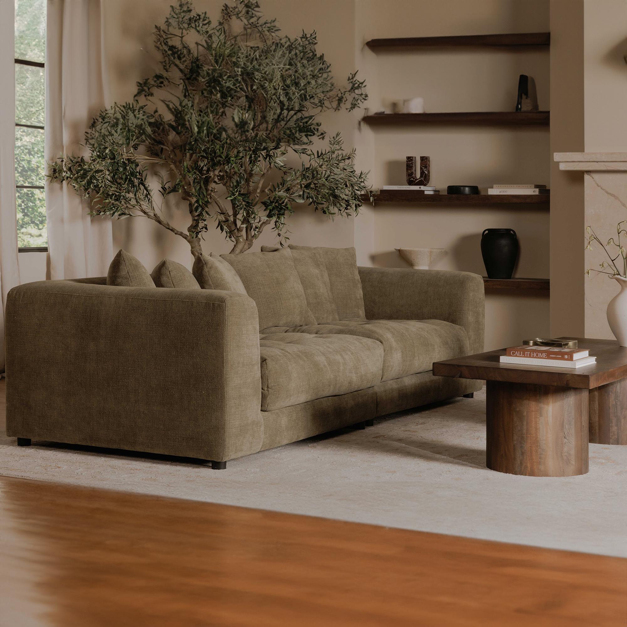 Davie Sofa Olive 9 Davie Sofa Olive - Image 9