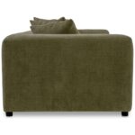 Davie Sofa Olive MO-1024-16-0 MO 1024 16 0 Davie side right shadsilo