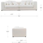 Davie Sofa Warm White MO-1024-18-0 MO 1024 18 0 70