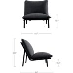 Morgan Outdoor Accent Chair Speckled Charcoal MO-1025-07 MO 1025 07 70