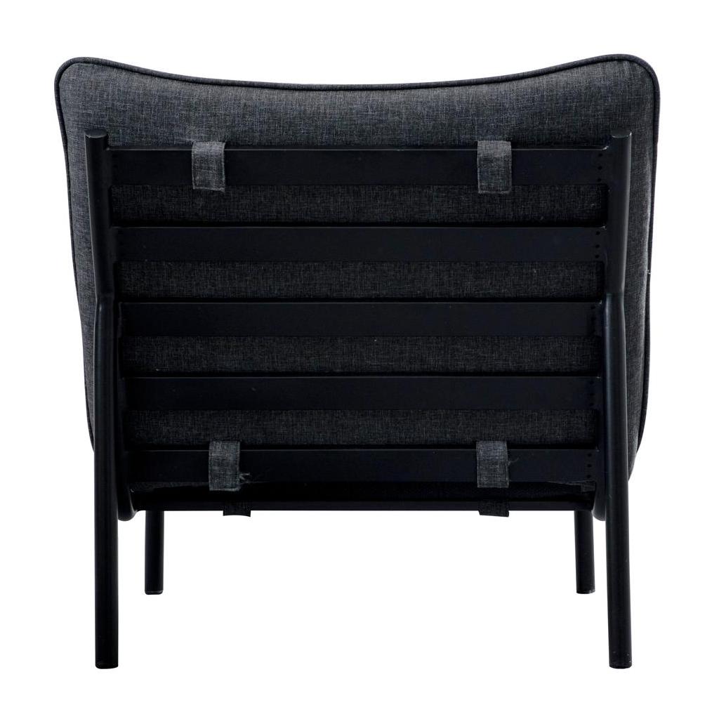 Morgan Outdoor Accent Chair Speckled Charcoal 4 Morgan Outdoor Accent Chair Speckled Charcoal - Image 4