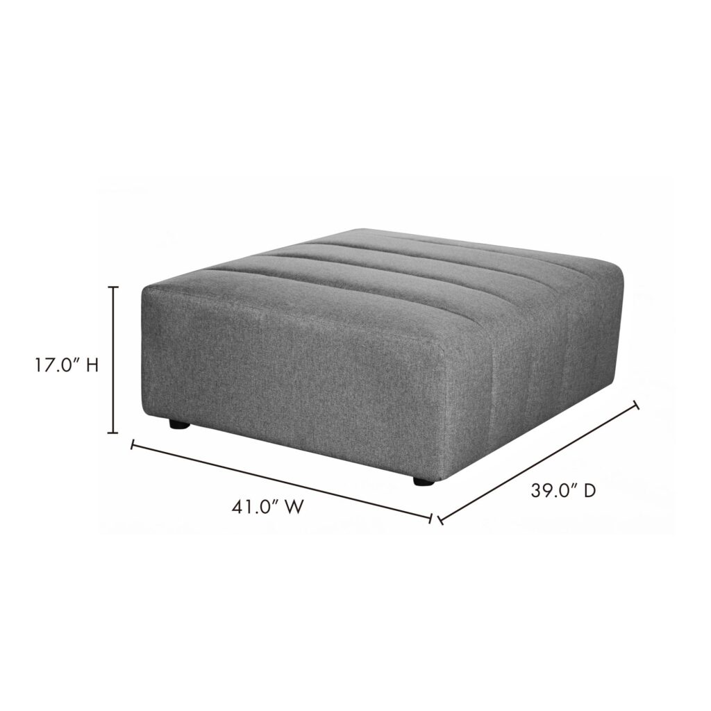 Lyric Ottoman Grey - Image 6