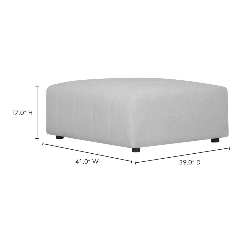 Lyric Ottoman Oatmeal - Image 4