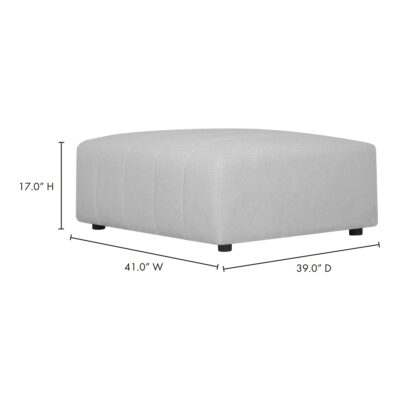 Lyric Ottoman Oatmeal MT-1026-34 MT 1026 34 70