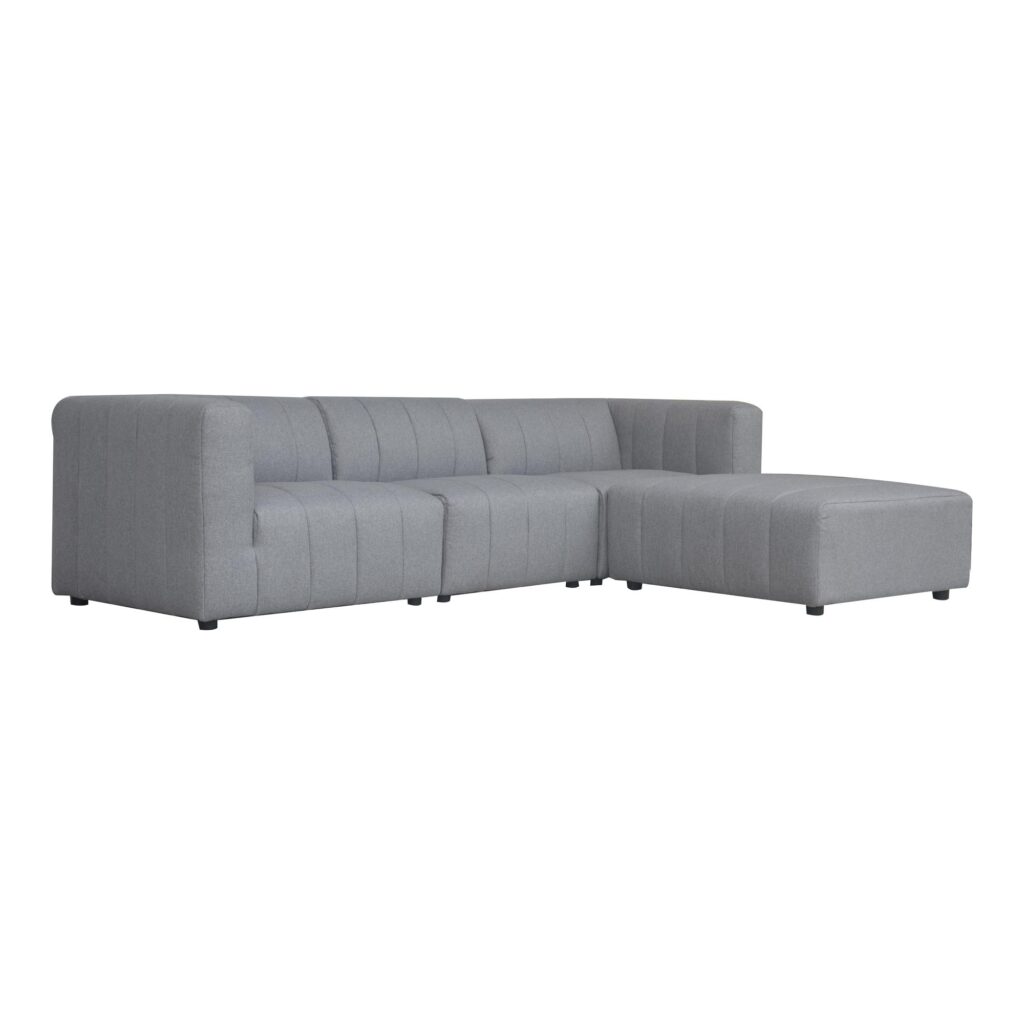 Lyric Lounge Modular Sectional Grey - Image 2