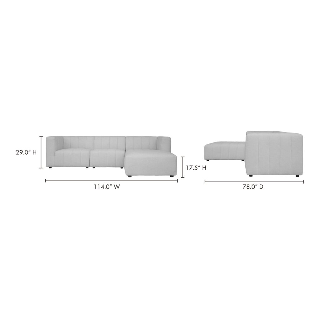 Lyric Lounge Modular Sectional Oatmeal - Image 7