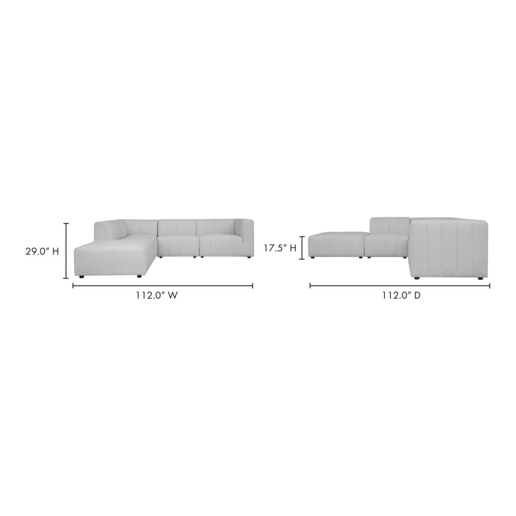 Lyric Dream Modular Sectional Left Oatmeal - Image 6