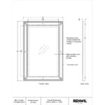 Meridian Vanity Mirror MT12429-COS-W MT12429 COS W 5