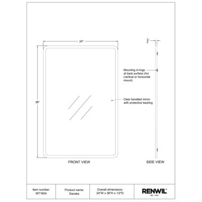 Danske Mirror MT1604 MT1604 TECH