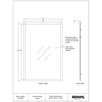 Asset Mirror MT2253 MT2253 TECH