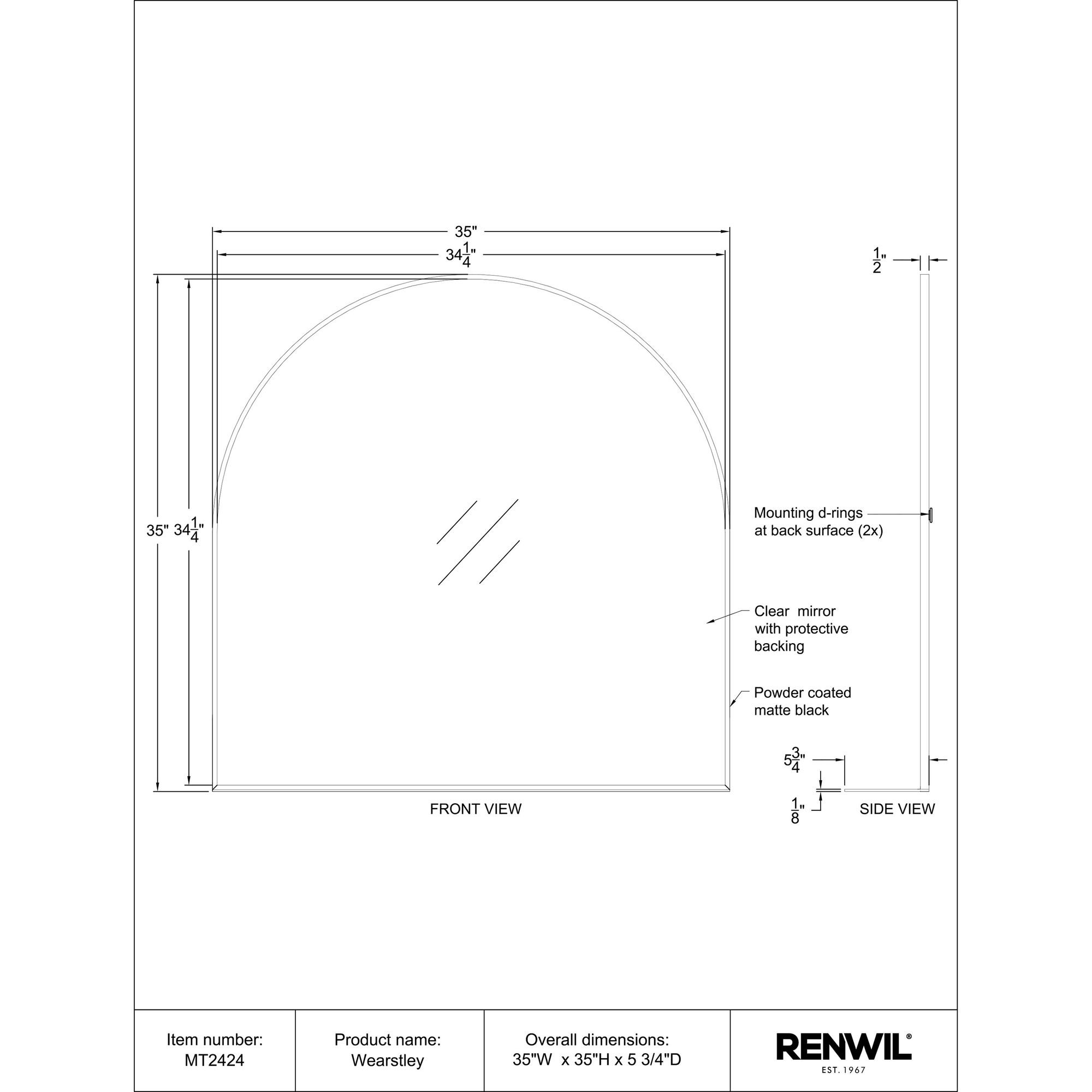 Wearstley Mirror 6 Wearstley Mirror - Image 6