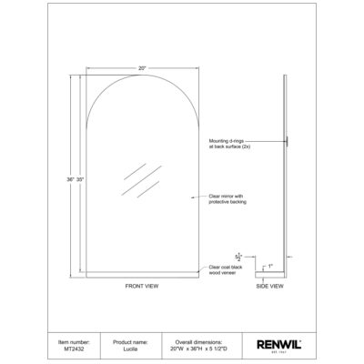 LUCILA Mirror MT2432 MT2432 TECH